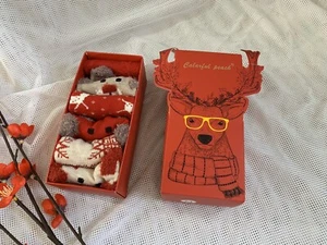 Christmas Socks Gift Kids Unisex Including Gift Box - Picture 1 of 4