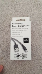 Heavy Duty Lightning to USB Sync / Charging Cable Apple iPhone iPad 6ft 6' - Picture 1 of 4