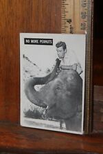 Vintage 1966 Daktari Trading Card #33 No More Peanuts Elephant 