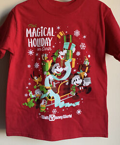Disney Mickey Mouse And Friends magical holiday walt disney T-Shirt SIZE XS (4/5