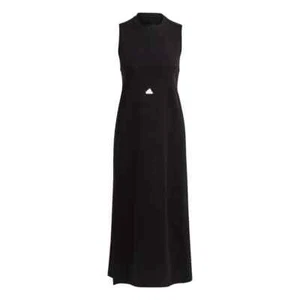 Adidas vielseitiges Midi-Kleid mit seitlichem Saum geschlitzt schwarz Größe XS - Bild 1 von 9