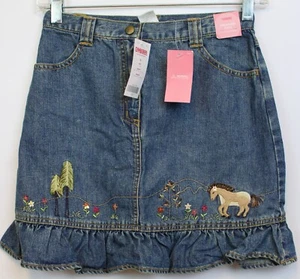2005 Gymboree Rocky Mountain Ruffled Pony Skort sz 12 NWT Horse Embroidered - Picture 1 of 10