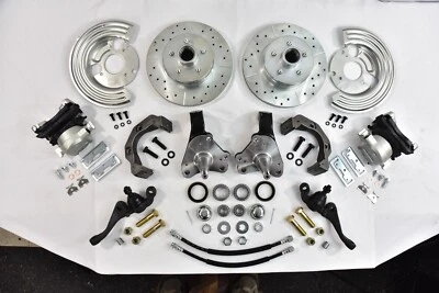 62-74 Mopar Chrysler Plymouth A carrocería freno disco delantero conversión 5 en 4 Foto 1 de 4