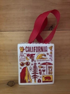 Starbucks Been There Series California Ceramic Gift Bag Ornament 2019 - Picture 1 of 8