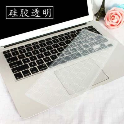 Capa teclado silicone cor elegante para Macbook M4 Air 13 15 Pro14 16 11 12 pol - Imagem 1 de 4