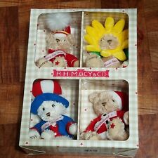 GUND Macy's Event Band of Bears Gift Set 4 July Thanksgiving Parade Christmas