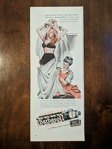 1946 Barbasol Print Ad, Unique Retro Sexy Wedding Bride Being Fitted  - Picture 1 of 1