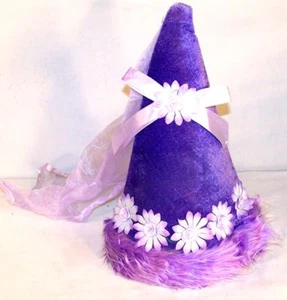 SOMBRERO PRINCESA DE HADA PÚRPURA Disfraz Niños Sombreros Disfraz Gorra Niños Vestirse - Imagen 1 de 1