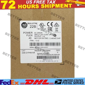 Allen-Bradley 22B-D1P4N104 PowerFlex 40 AC Drive 2022 22BD1P4N104 AB US USA - Picture 1 of 4
