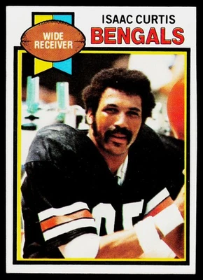 Isaac Curtis, 1979 Topps, #395, Cincinnati Bengals, - Image 1 of 2
