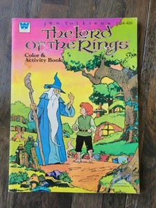 Vintage 1979 The Lord of The Rings Coloring & Activity Book JRR Tolkien - Bild 1 von 10