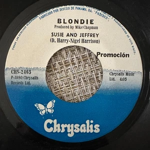 BLONDIE - Susie and Jeffrey / The Tide is High - PANAMA PRESS 45 - Picture 1 of 2