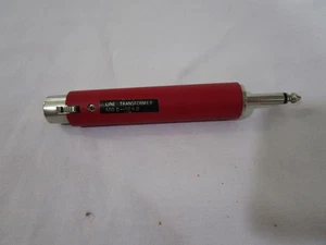 Bonito transformador de línea de 600 ohmios a 50K LXR a macho 1/4 pulgada #1 ----- ¡Genial! - Imagen 1 de 2