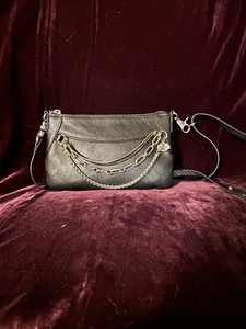 Harley-Davidson kleine Leder Umhängetasche schwarz - Bild 1 von 16