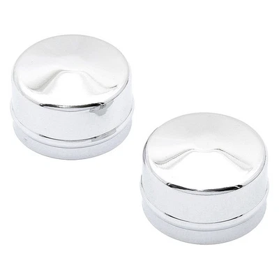 For GMC C25/C2500 Pickup 1973-1974 Mr. Gasket Chrome Plated Front Dust Caps Foto 1 de 2