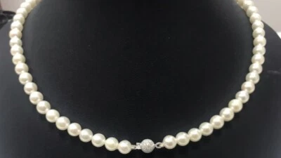 COLLANA DI PERLE MARE MM. 6,00/6,50 - Immagine 1 di 4