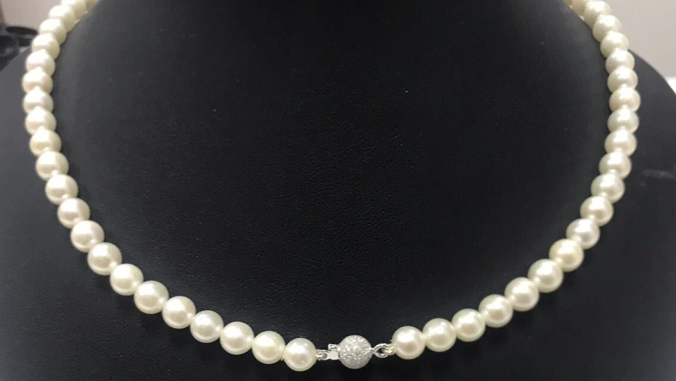 COLLANA DI PERLE MARE MM. 6,00/6,50 - Immagine 1 di 4