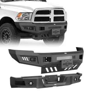 Reinforcements Front Rear Bumper w/ Skid Plate Fit 2010-2018 Dodge Ram 2500 3500 - Picture 1 of 21