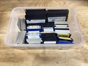 Vintage 205 LOT 3.5" + 5.25 Floppy Discs " Microsoft Windows CD ROM RANDOM Disks - Picture 1 of 5