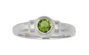 Cape Cod Inspired August Birthstone Jewelry Sterling Silver Ring Size 9 - Picture 1 of 3