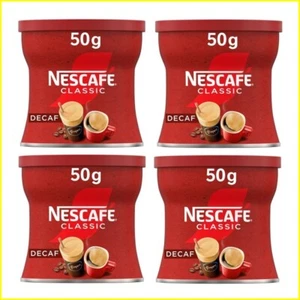 Greek Nescafe Classic Decaf Instant Frappe / Hot Coffee - 4 Packs x 50g - Picture 1 of 2