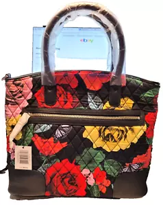 Vera Bradley Havana Rose Day Off Satchel - Picture 1 of 4