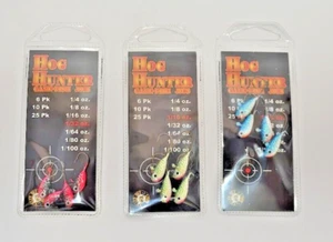 3 New Packs of Hog Hunter Crappie Glitter Jig 4/PK 2 are 1/16 one is 1/32oz - Picture 1 of 4