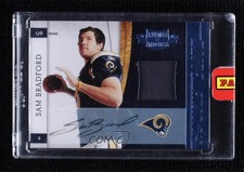 2010 Plates & Patches Materials Prime Signatures /25 Sam Bradford Rookie Auto RC