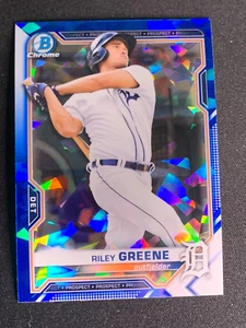 RILEY GREENE #BCP-4 - 2021 BOWMAN ZAFFIRO CROMATO - RC ROOKIE - Foto 1 di 2