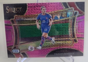 2023-24 PANINI SELECT FIFA TRINITY RODMAN #224 PINK MOJO PRIZM SER# 186/199 - Picture 1 of 2