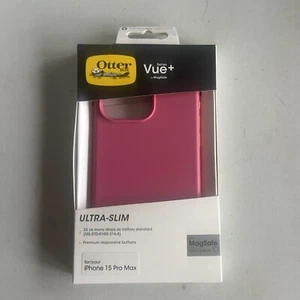 OtterBox Vue+ Series Case Ultra Slim Apple iPhone 15 Pro Max 'Haute Pink' Color - Imagen 1 de 2