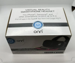 ONN Virtual Reality Smartphone Headset Pink Open Box Unused - Picture 1 of 5