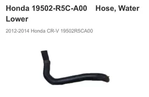 Genuine Honda Hose Water (lower) 19502-R5C-A00 - Bild 1 von 2