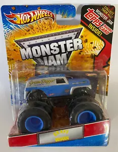 Hot Wheels Monster Jam Grave Digger Chesapeake, Va w/TOPPS Trading Card - Picture 1 of 4
