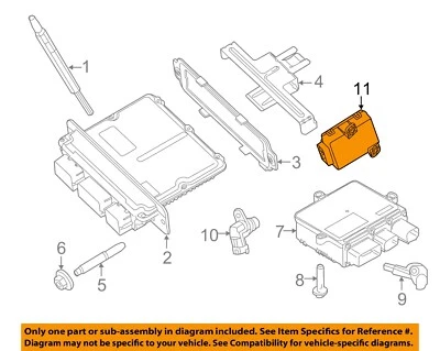 Motor de controle de velocidade Ford OEM 2011 F-350 Super Duty-Idle 8C3Z12C527B - Imagem 1 de 2