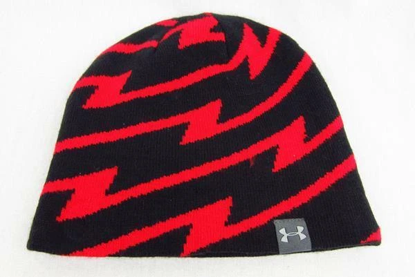 Under Armour Youth Performance Graphic Beanie Black Red OSFA 1251628 FAST A26 Foto 1 de 1