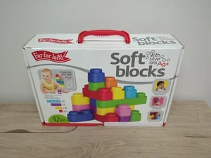 42pcs Soft Blocks for Baby/Kids Age 3+ months, Safe/Motor Skills/Imagination NEW - Picture 1 of 2