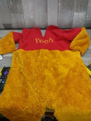 Disney Winnie The Pooh Disfraz Traje Una Pieza Sin Cabeza 4-6 Edad Foto 1 de 4