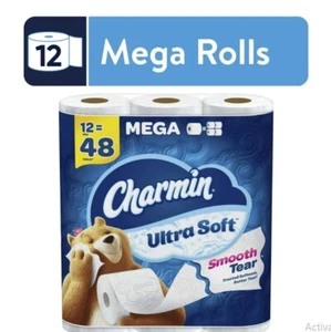 Papel higiénico Charmin ultra suave, 12 mega rollos - Imagen 1 de 7