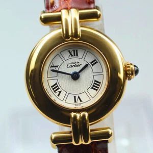 Vintage Near MINT Cartier Must Colisee 1902 Women's Quartz Watch 24mm White 1278 - Picture 1 of 20