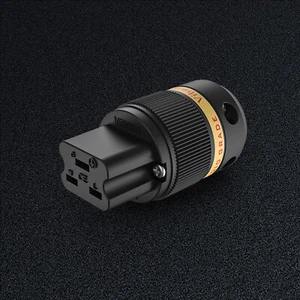 Viborg Pure Copper IEC C19 Female socket HIFI Mains Power 20A IEC Plug - Picture 1 of 21
