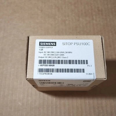 NEW Siemens 6EP1332-5BA20 Power Supply SITOP PSU100C - Image 1 of 4