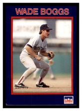 1990 Starline Long John Silver #17 WADE BOGGS Boston Red Sox ~F8JJ