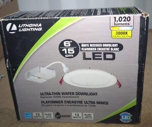 Lithonia Lighting WF6 6 inch Recessed LED Ceiling Light - White