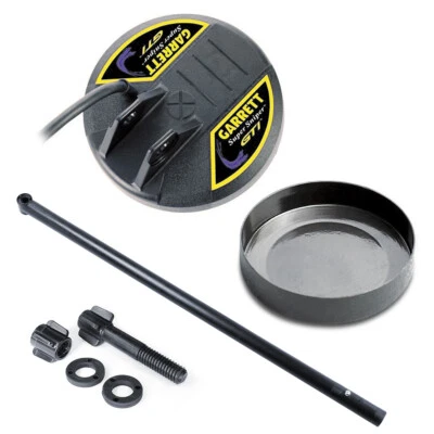 Garrett Super Sniper 4.5" Round Concentric Coil, Cover, Lower Rod & Hardware - Image 1 of 4