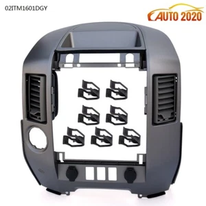 Center Dash Radio Ac Bezel W/O Speaker Fit For 2004-2006 Nissan Titan XE Armada - Picture 1 of 12