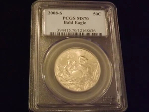 2008-S      BALD EAGLE       PCGS  MS 70 - Picture 1 of 2