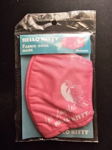 Hello Kitty Los Angeles Fabric Cool Face Mask Riding Surfboard Pink New - Picture 1 of 2