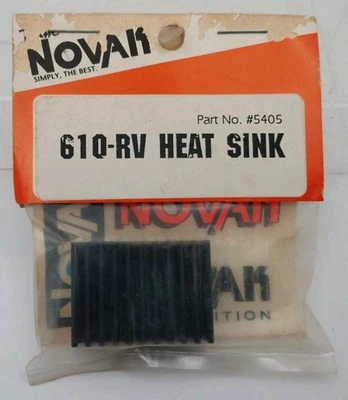 Novak #5405 ESC Replacment Heat Sink 610-RV Team Associated RC10 Losi Jrx2 HPI - Image 1 of 2