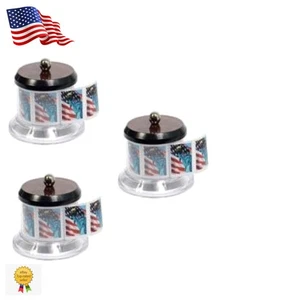 Kindersichere tragbare Briefmarkenaufbewahrung - klares Design für einfachen Zugang, 3er-Pack - Bild 1 von 2